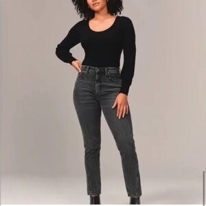 Abercrombie & Fitch Black High Rise Jeans